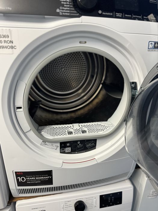 Uscator de rufe cu pompa de caldura AEG TR939I4OBC serie 9000