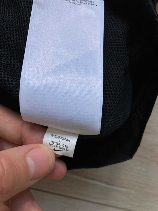 Найк Nike черно мъжко горнище горница  размер L