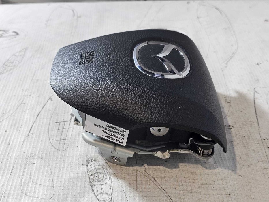 Airbag volan șofer Mazda 6 GJ 2012-2018 2012 2.2 MZR-CD 120kW Cod OEM: T93442A, GDK557K00 (5E3)