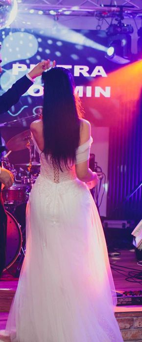 Vand Rochie mireasa cu corset reglabil S/M