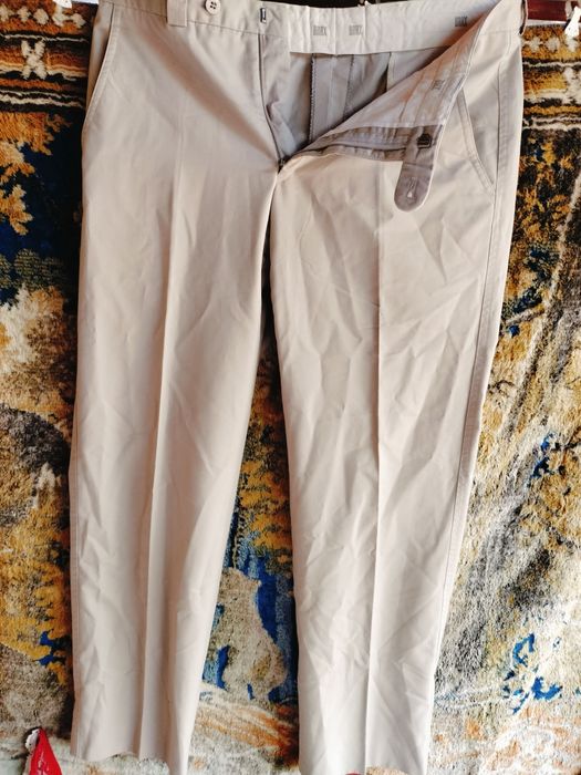 Pantaloni BRAX – Bej / Crem, Material mixt (Poliester și Bumbac), Mărime M