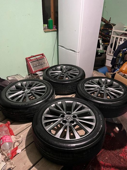 Диски титанки шины летние R 17