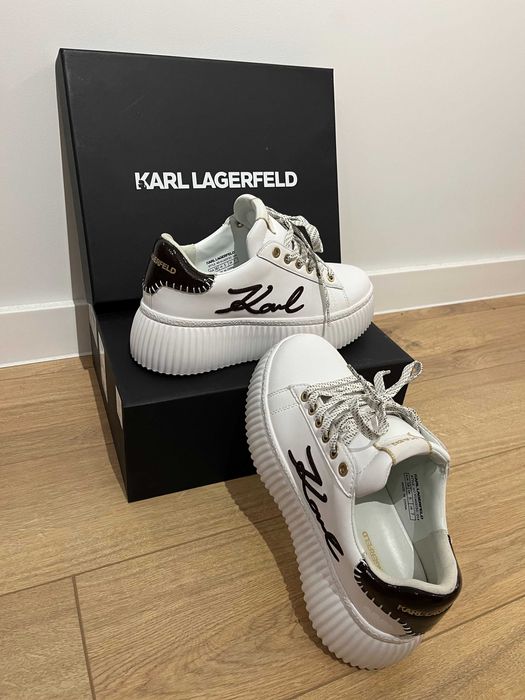 Оригинални дамски обувки Karl Lagerfeld (KL42372C) - 38 номер - КАФЯВИ