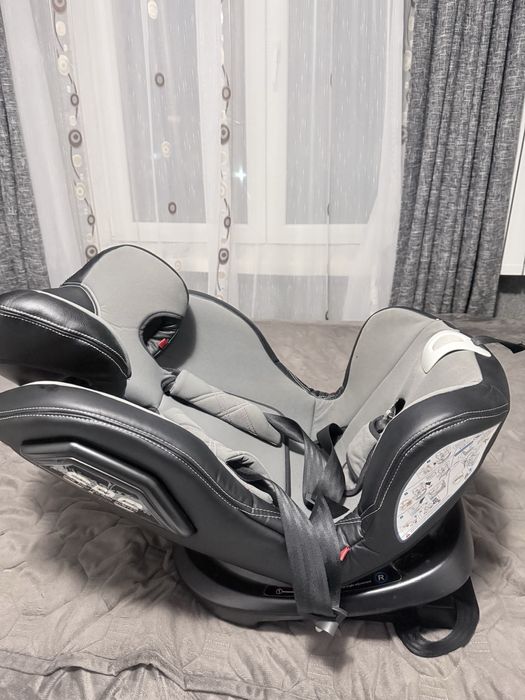 Scaun auto pentru copil, rotativ 360 grade, isofix de la 0 la 13 kg