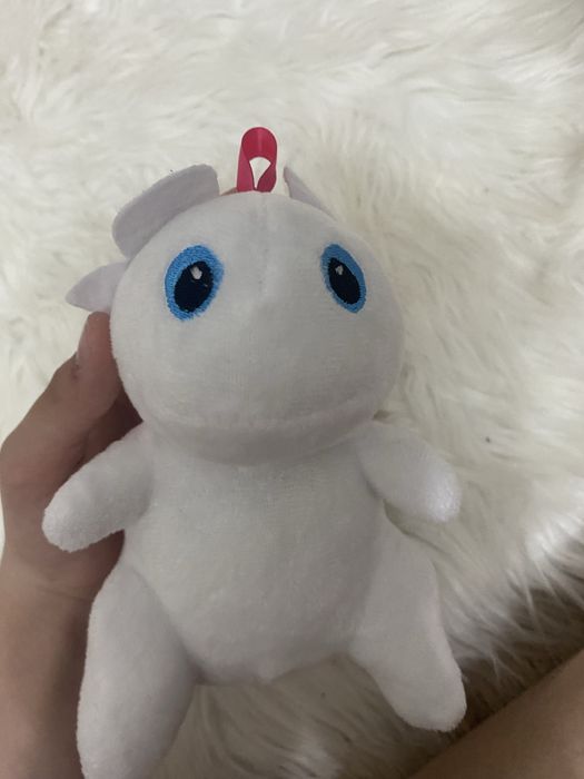 Мягкая игрушка птичка белая