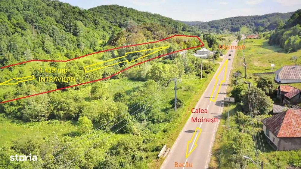 Teren 9,428mp Podiș / Calea Moinesti