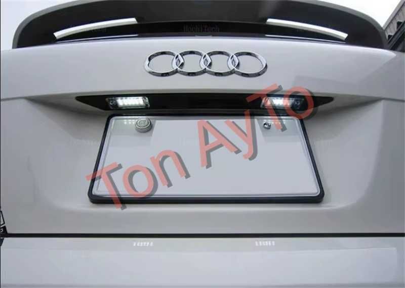 LED Лед Плафони За Регистрационен Номер Ауди А3 А4 А5 А6 А8 Audi A3 A4 A5 A6 A8 Q7 Комплект Лед Плафони за Номер