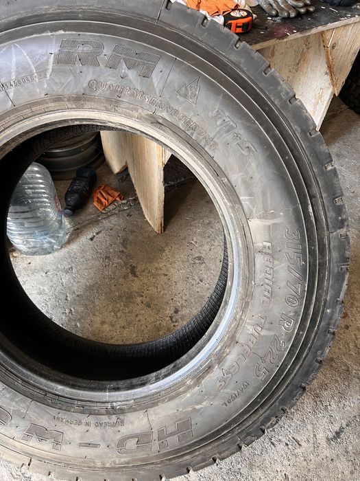 4 anvelope camion 315/70/22.5 , HdW Grip , 8-10 mm !