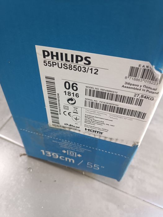 Телевизор Philips 55PUS8503/12 за Части