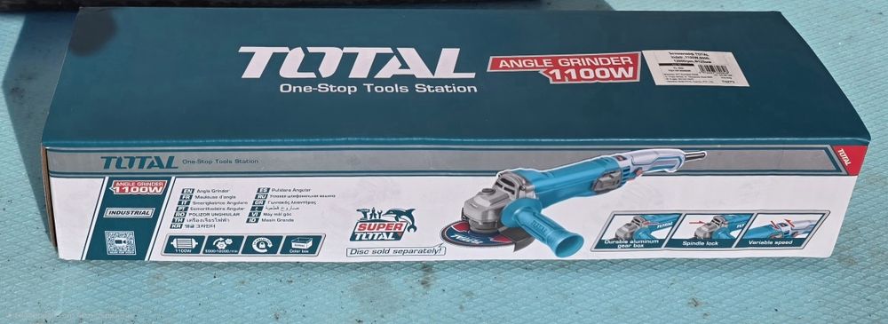 Ъглошлайф  ТОТAL 1100W 125 MM