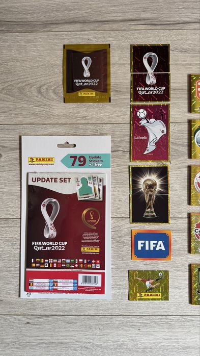 Set complet Panini World Cup Qatar 2022 + Update Set