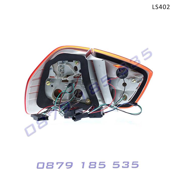 Червени тунинг LED стопове BMW 3 E90 05-08 G визия лед бмв е90