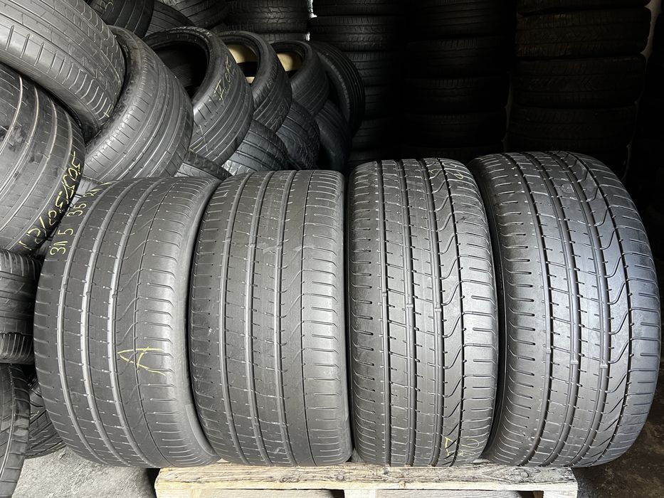 4 anvelope vara 315/35/21 + 285/40/21 , Pirelli , 5.5-6.4 mm , Porsche Cayenne !