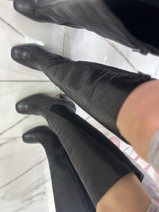 Cizme lungi, piele, 39