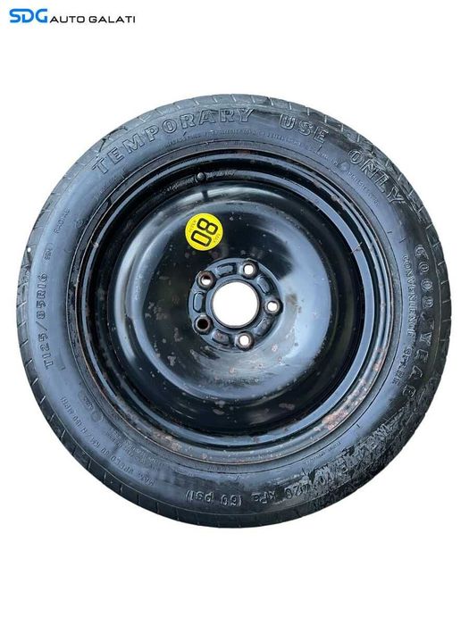 Janta Roata Rezerva Slim Tabla T 125 85 16 R16 Ford Focus 3 2010 - 2018 Cod 1S71-MH 1S71MH [B2930]