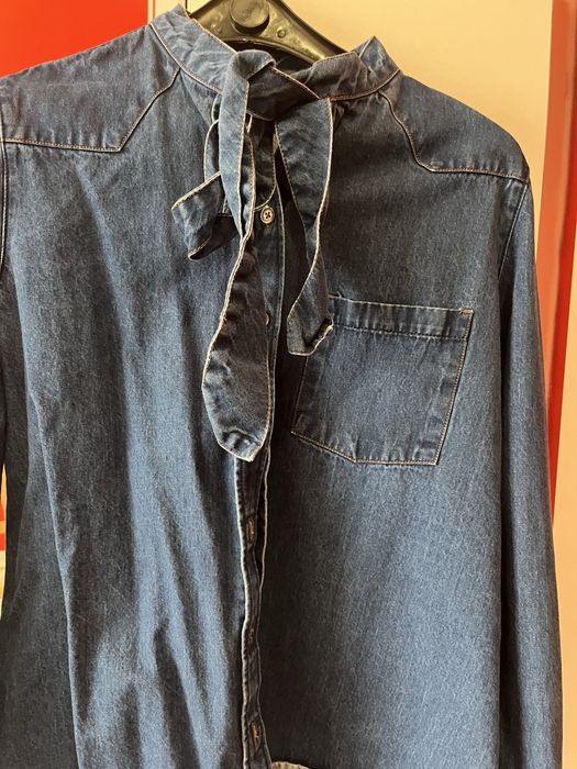 Дънкова дамска риза