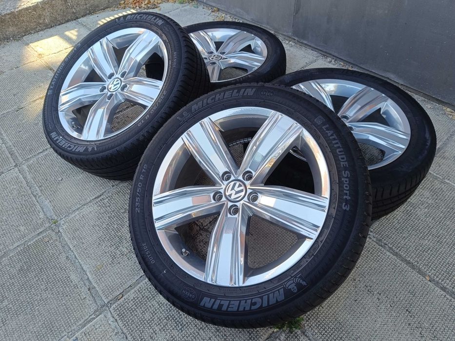 ОРИГИНАЛНИ джанти с гуми 19 ' цола 5х112 VW TIGUAN / Фолксваген Тигуан