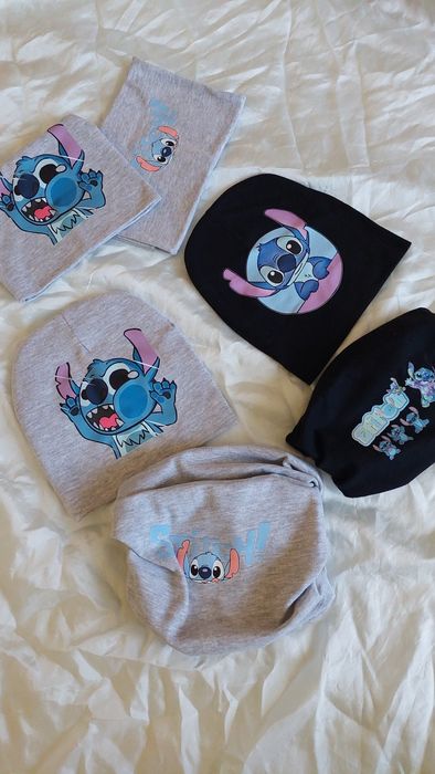 Шал и шапка Стич