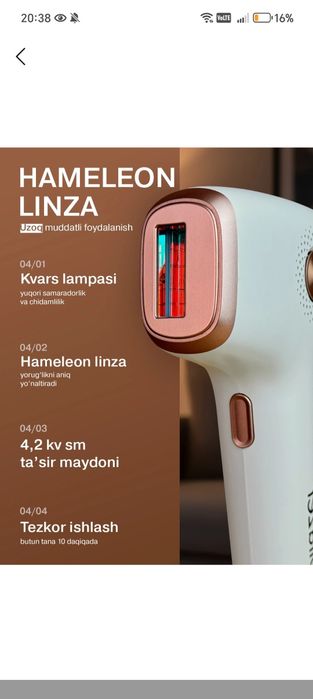 Depilazer pro kafolat taloni bilan