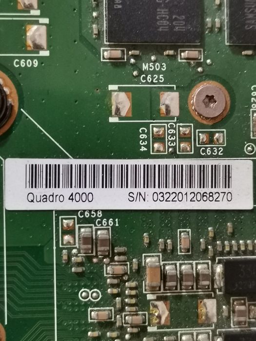 Placa video Quadro 4000, 256 bit,