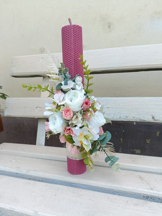 Vând lumânăre botez fetita