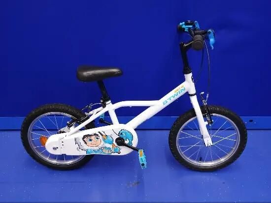 Bicicletă Inuit 100 16" alb copii 105 - 120 - (SecondHand) Decathlon