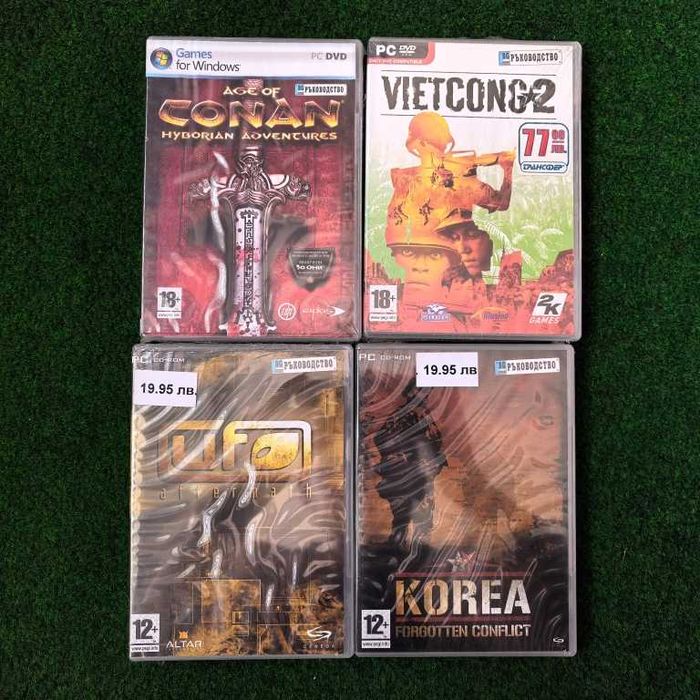 Запечатани Игри За PC Conan, UFO, Vietcong, Forgotten Conflict Korea