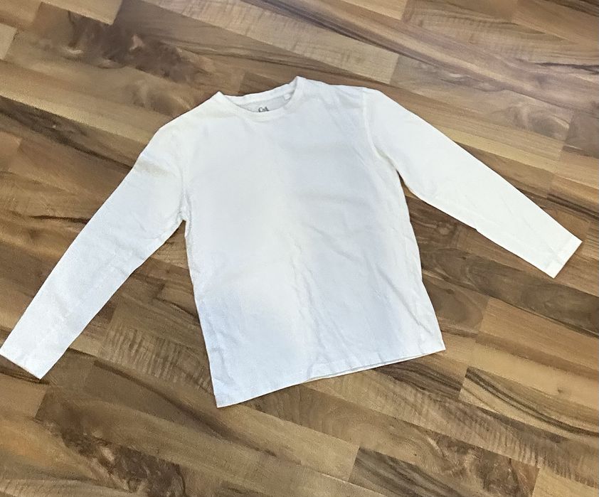 bluza alba fara model nimic copii