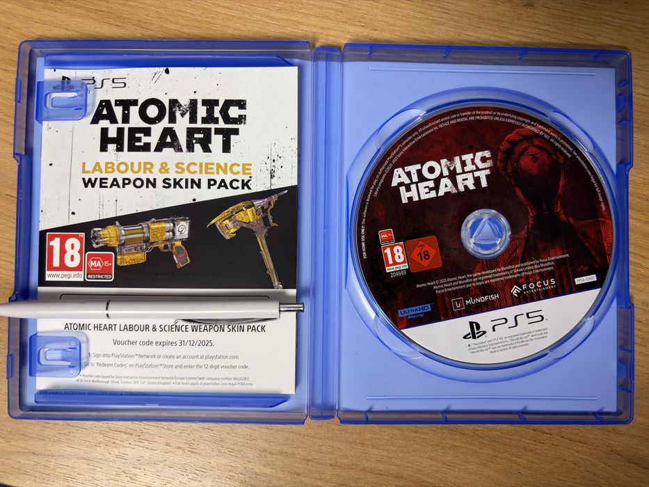 диск atomic heart на ps5