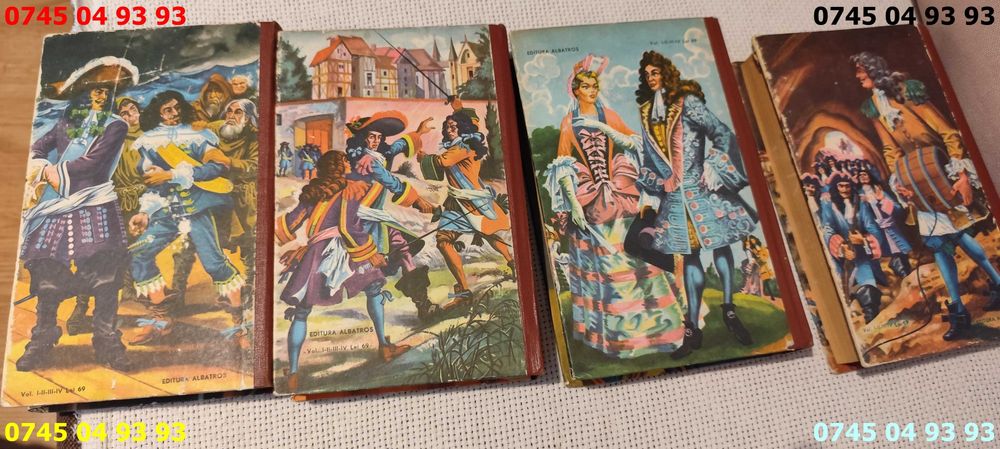 carte carti al. dumas Vicontele de Bragelonne 4 vol editie 1970