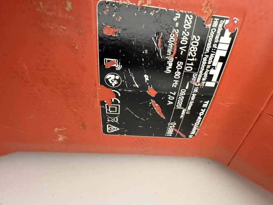 Hilti TE 70 ATC rotopercutor Sds Max