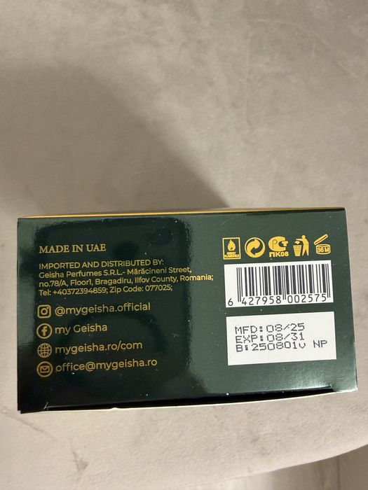 My Geisha Cannabis Extract de parfum 50 ml