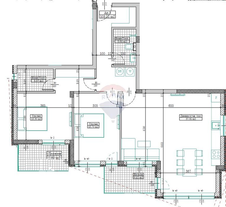 Продава се Тристаен апартамент в Варна, Кайсиева градина - 122 кв.м за 635 €/кв.м - Снимка #11