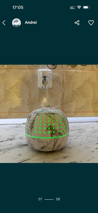 Umidificator + ulei esential violete