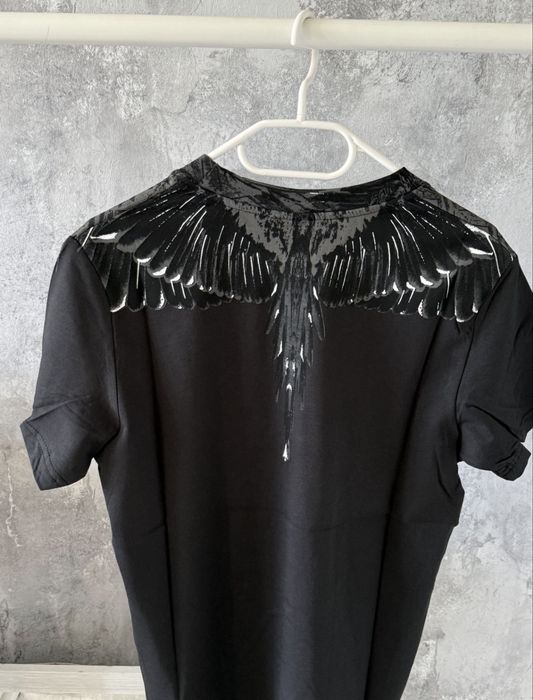 Tricou Marcelo Burlon Icon Wings Black (Nou, Sigilat)