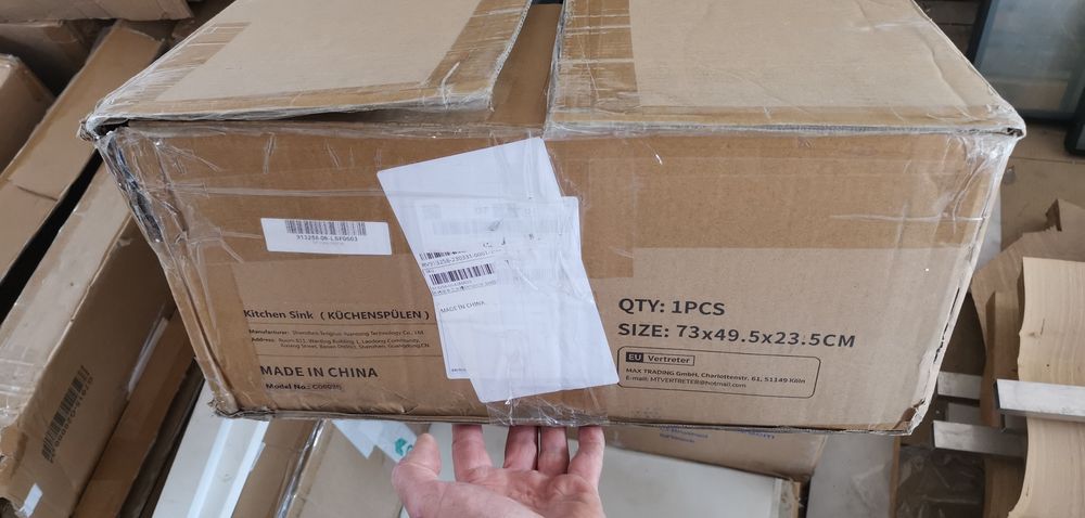 Кухненска мивка LONHEO - 680 мм x 450 мм неръждаема стомана