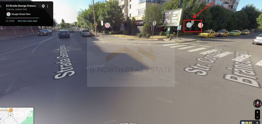 Spațiu comercial 100 mp, vitrină 10 m, zonă cu vad – Constantin Brânco