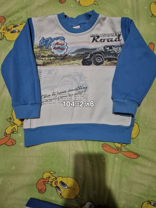 Блузки с дълъг ръкав,размер 98,104