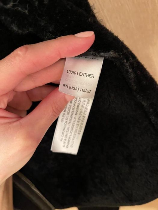 Vand cojoc Massimo Dutti, piele naturala.