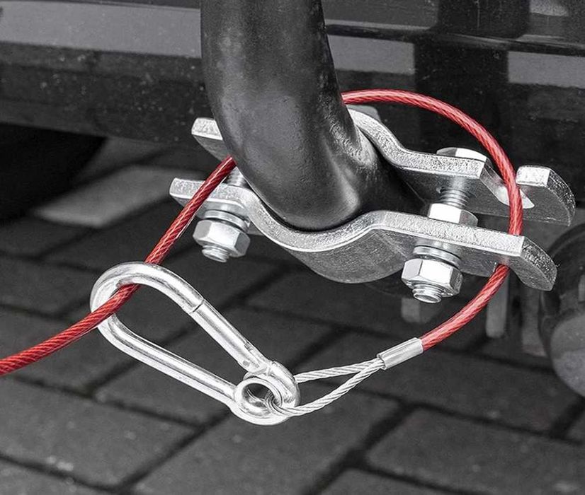 Предпазно въже с кука 1 m–за аварийна спирачка на ремаркета и каравани