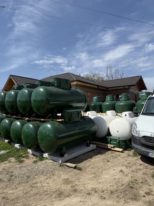 Bazine propan Rezervor GPL Butelie Gaz stocator 1000/1750/3000 Cazan
