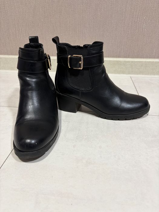 Черни боти с ток 41 номер - 26см