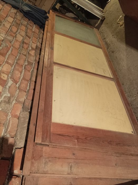 Тройна портала врата от масивно дърво