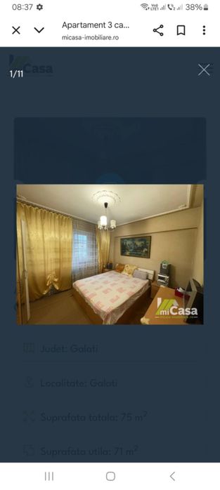 Vând apartament micro 19