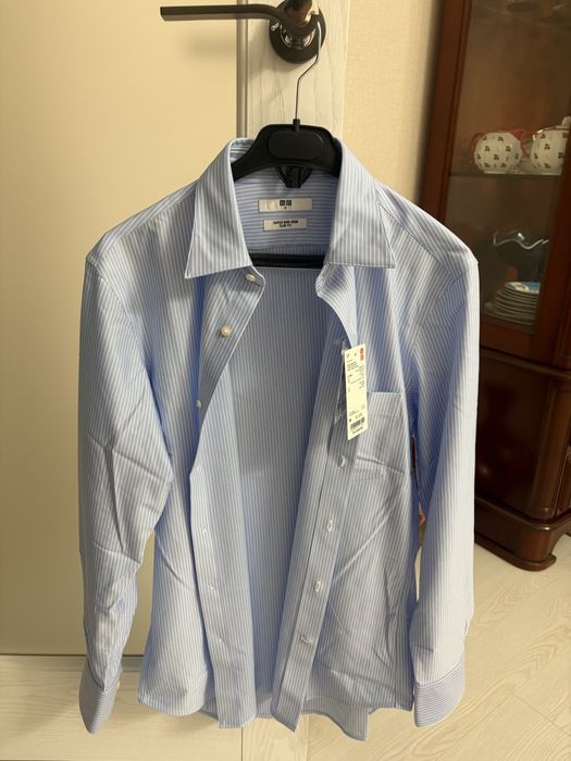 Рубашки uniqlo мужские