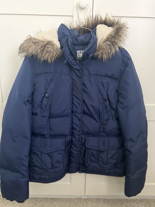 Vand geaca cu puf si pene, mar L-XL