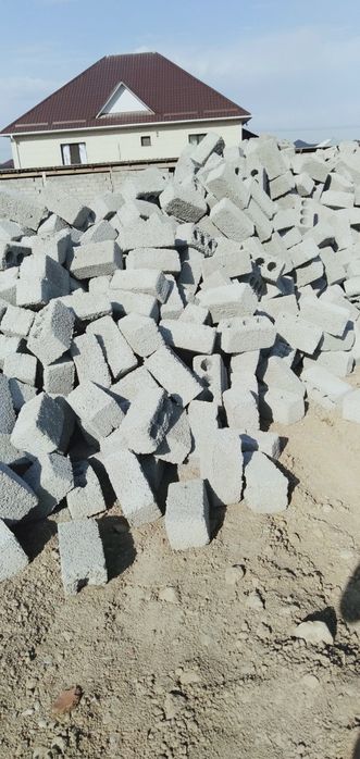 Шлакоблок құм шебен клинец