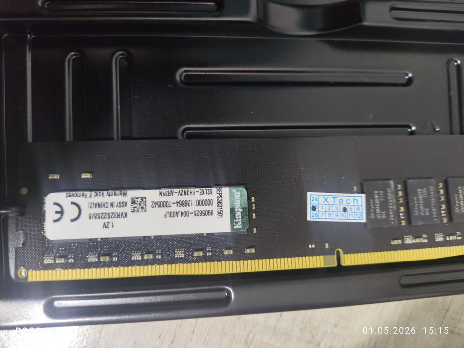 16 Гб оперативная память Kingston 2x 8гб