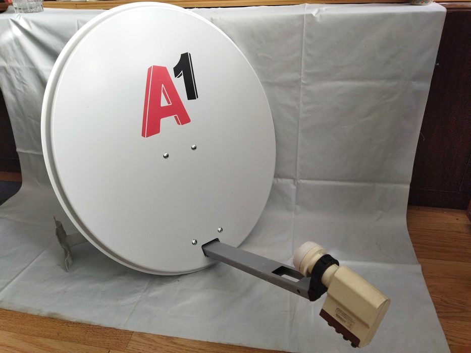 Чисто нова Сателитна чиния + конвертор