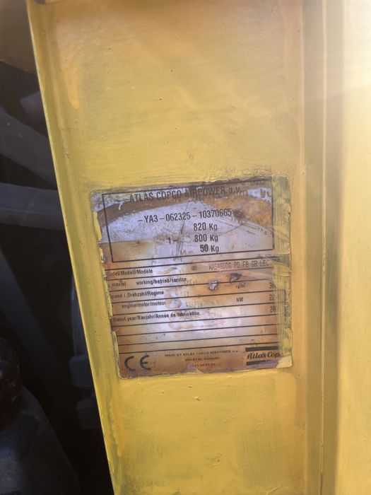 Motocompresor Atlas Copco din 2008
